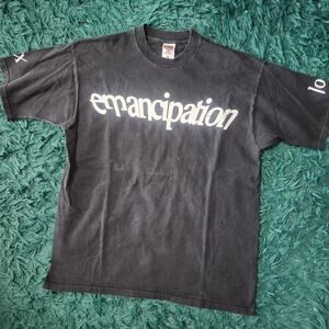 Vintage Prince Emancipation Liberty Symbol Double Sided Rap Tee XL